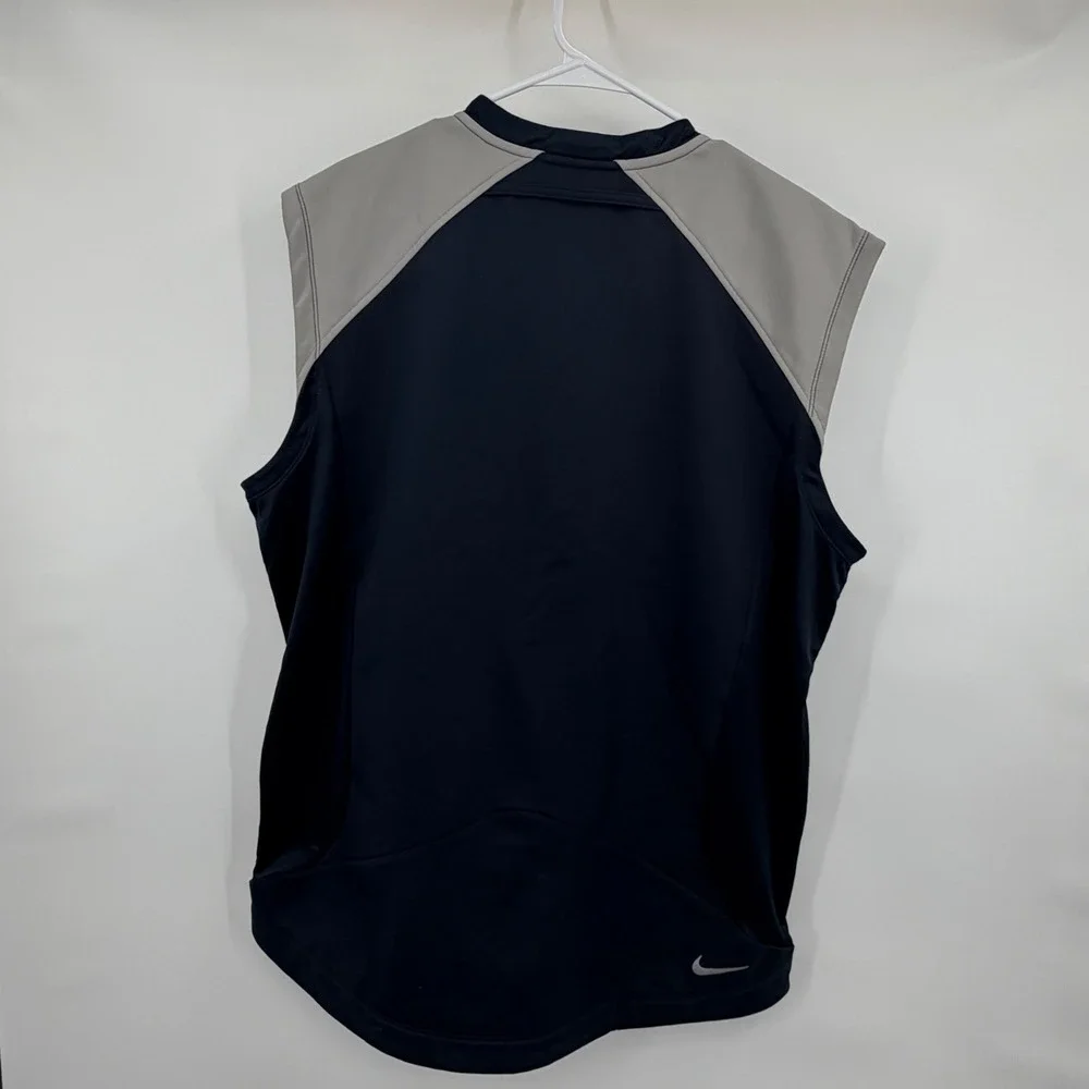Nike Therma-Fit Quarter Zip Vest XL‎ Black Grey Performance Baseball Training